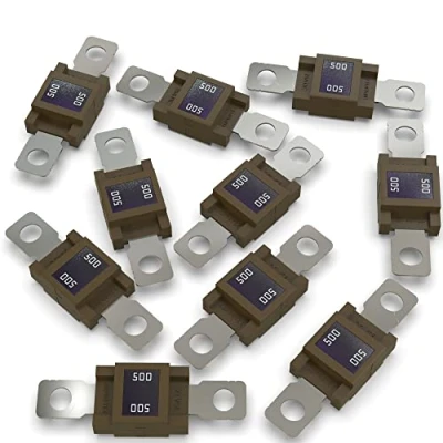 Image of AUPROTEC Mega High Current Fuse Screw 80A 500A Selection Brown Pack of 10