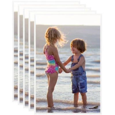 Image of vidaXL Photo Frames Collage 5 pcs for Wall or Table White 70x90 cm MDF