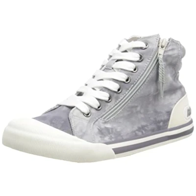 Image of Rocket Dog Women&#039;s Jazzinhitt Sneaker, Grey, 6 UK