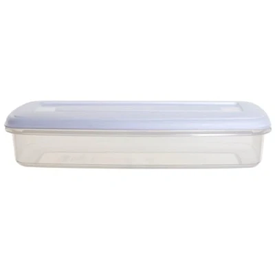 Image of Hardys 1L Litre Long Bacon Food Storage Box Container Tub Rectangular Fish Meat Fridge