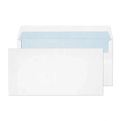Image of Blake Purely Everyday DL 110 x 220 mm 90 gsm Wallet Self Seal Envelopes (13882) White Pack of 500