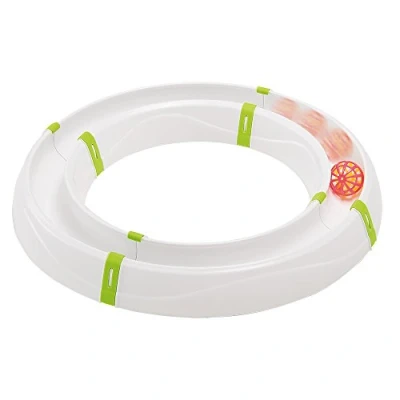 Image of Ferplast Interactive Cat Toy MAGIC CIRCLE, Teaser Toy, Modular Circuit, Colored Ball Included, Ø 40 x 5 cm