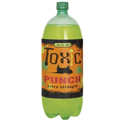 Image of Unique Party 63461 Monster Lab Halloween Pop Bottle Labels, Assorted Pack of 4