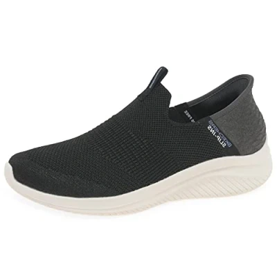 Image of Skechers Sport Ultra FLEX 3.0 Trainers, Women&#039;s, Size: 5.5, Black Textile