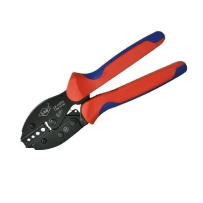 Image of Hand Crimping Tool for Non Insulated Cable lugs AWG 18 7 (1 10mm²) LY 110TX hex Crimper