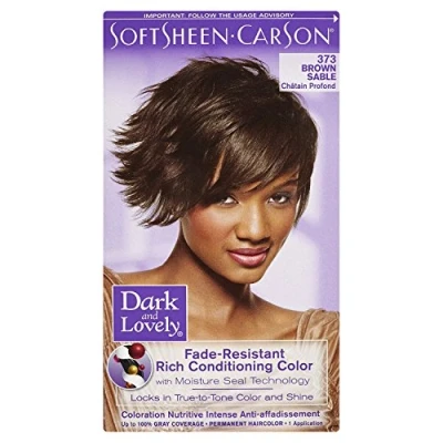 Image of SoftSheen Carson Dark and Lovely Permanent Hair Color Number 373, Brown Sable
