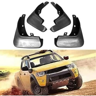Image of ZJIZOU Car Mud Flaps Mudguard Fender for Mitsubishi Triton L200 mq GLX 2007 2014,Car Guard Wheel Front Rear Flap Splashproof Waterproof.