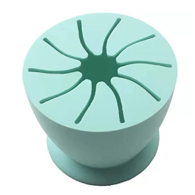 Image of Vinyl Weeding Scrap Collector Silicone Suction Cups for Disposing Craft Tools Set Sculpting, Weeding, Silhouette, HTV, Cameos, Lettering, Crafters (Blau)