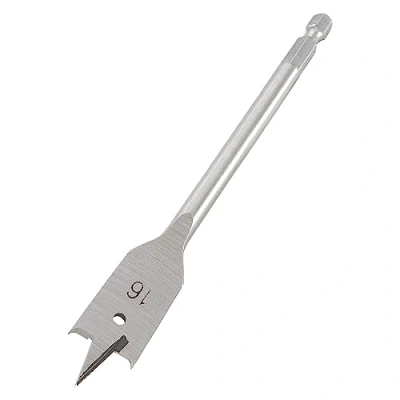 Image of Trend Snappy 16mm Diameter Flat Bit with Centre Point &amp; Cutting Spurs for Fast Drilling In Timber, SNAP/FB/16
