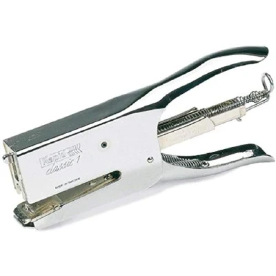 Image of Rapid Classic K1 Stapling Pliers, 50 Sheet Capacity, and Pinning, Uses 24/6 24/8 mm Staples, Metal, Chrome, 10510628