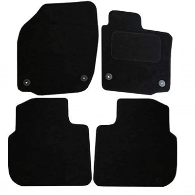 Image of JVL Skoda Rapid 2012+ Fully Tailored 4 Piece Car Mat Set with Clips