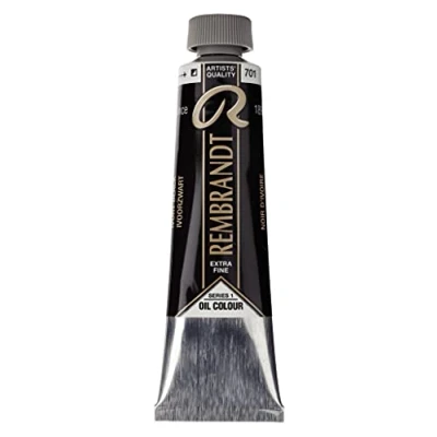 Image of Rembrandt Paint Oil IVOR, Ivory Black, One Size