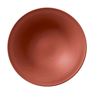 Image of Villeroy &amp; Boch Manufacture Glow Deep Bowl, 29 cm, Premium Porcelain, Copper