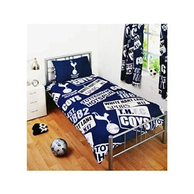Image of Tottenham Unisex Patch Single Duvet Set, Multi Colour,Single