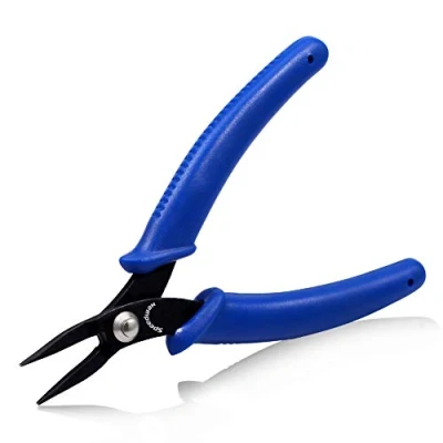 Image of SPEEDWOX Mini Needle Nose Chain Pliers Flat Smooth Jaw 5 1/2 Inches Miniature Micro Small Jewelry Making Bending Wire Open and Close Jump Rings Work Craft Beading Hobby Tools