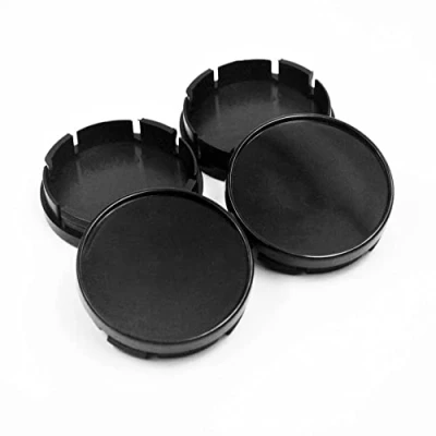 Image of RhinoTuning x4 OD 54.5mm Center Hub Cap ID 51mm Wheel Caps Car Centre H 14mm for 6M21 1003 AA BE8Z 1130 A(Black)
