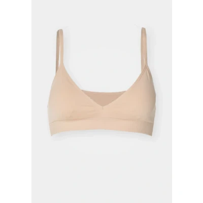 Image of Lindex SOFT Bralette DEEP V Bustier, Women&#039;s, Size: 18/20, Beige