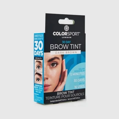 Image of COLORSPORT LONDON 30 DAY BROW Tint, Eyebrow Dye, Immediate Visible Results, Last for up to days, Dark Brown