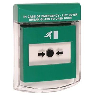 Image of STI 6930/G CALL POINT STOPPER FLUSH MOUNT GREEN [1] (Epitome Certified)