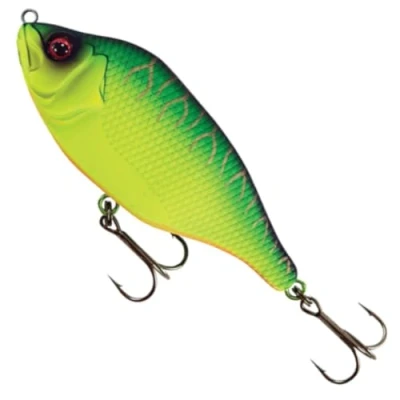 Image of Fox Rage Hitcher Jerk &amp; Twitch Lipless 8cm 20gr Sinking 0 2,1m UV Fire Tiger (with rattles) Jerkbait