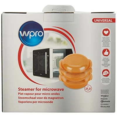 Image of Wpro STM005 steam Cook Oval Dish for Microwave Ovens 2.5 litres