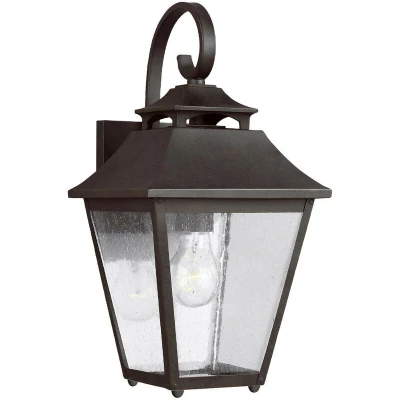 Image of Feiss Galena Outdoor Wall Lantern Sable, IP44