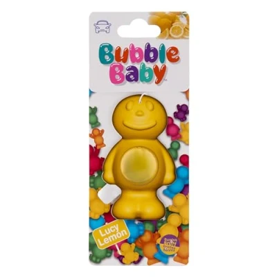 Image of BUBBLEBABY Lemon Fragrance Carded Liquid Membrane Car Air Freshener And Odour Eliminator (Pack of 1), Cherry