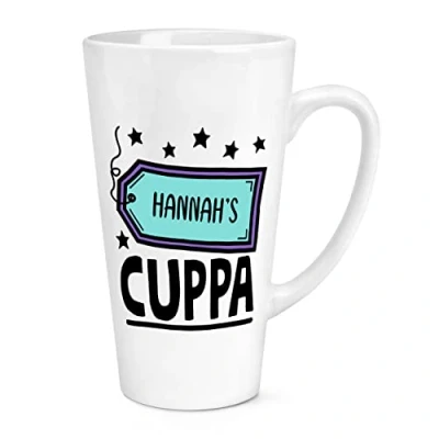 Image of Personalised Cuppa Name 17oz Large Latte Mug Cup