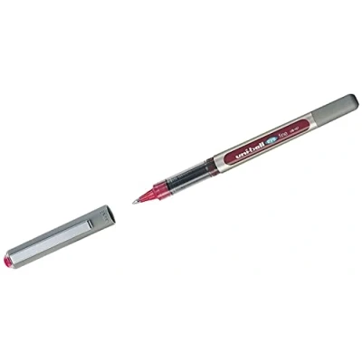 Image of Uni ball UB 157 Eye Fine Rollerball Pen WINE DARK RED Liquid Ink Colour x 1 Single