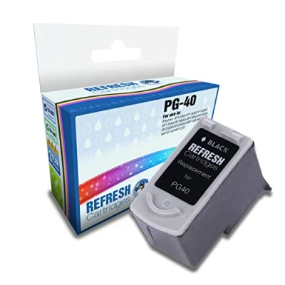 Image of Refresh Cartridges Remanufactured Ink Cartridge Replacement for Canon PG 40 (Black)