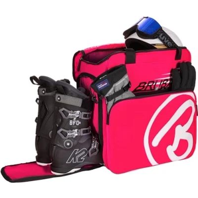 Image of Brubaker Ski Boot Bag, Backpack, Super Champion, Pink White, Limited Edition