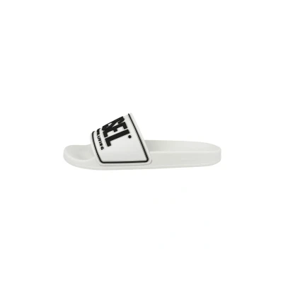 Image of Diesel SA Mayemi CC Pool slides, Men&#039;s, Size: 8, White Synthetics