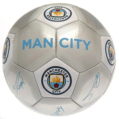 Image of Football Ball Manchester City,Signature Ball, Silver