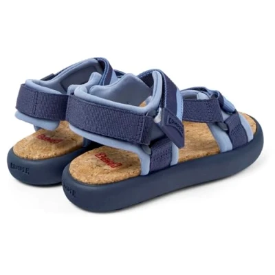 Image of Camper Pelotas Flota Walking sandals for kids, Size: 370, Blue/light blue shoes