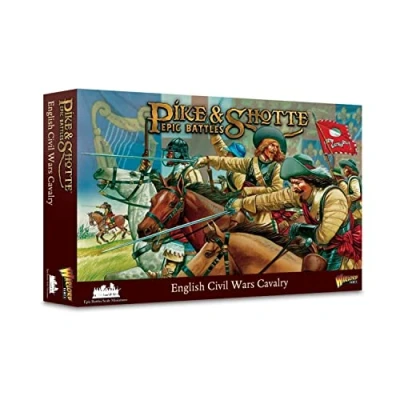 Image of Warlord Games English Civil Wars Cavalry Plastic Miniatures for Pike &amp; Shotte Epic Battles Highly Detailed Table top Wargaming