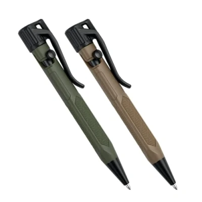 Image of Rite in the Rain Weatherproof Olive Drab and Flat Dark Earth Mini Bolt Action Pens Black Ink, 2 Pack (No. TAC20)