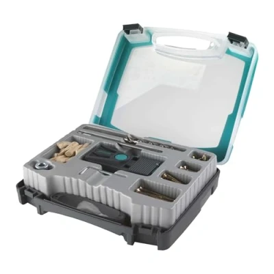 Image of wolfcraft Undercover Jig Set PZ, 55 pcs. I 4642000 Complete Sets for Invisible fastenings