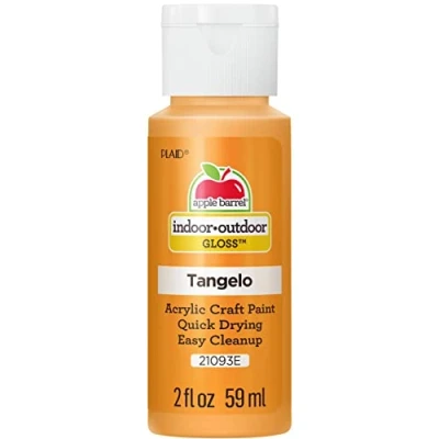 Image of Apple Barrel Acrylic Paint, Orange, 2oz