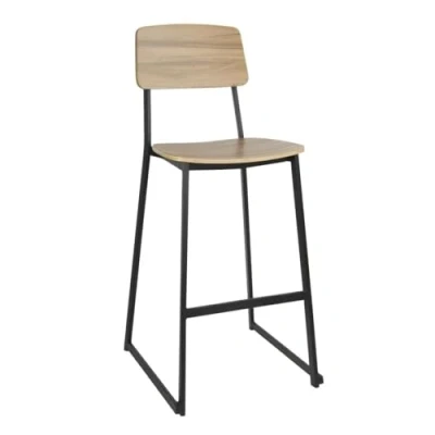 Image of Bolero Beaufort Wooden Interior High Stools (2 Pack)