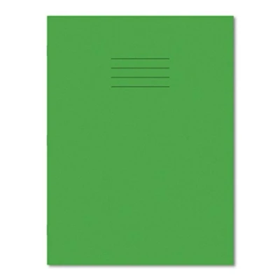 Image of Hamelin A4+ Exercise Books 8mm Ruled &amp; Margin 80 page 45 pack in Light Green