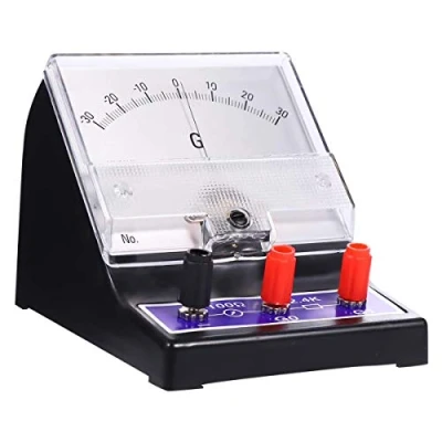 Image of Analog Ammeter Pointer Type Electrical Current Tester Amperemeter Microammeter Galvanometer