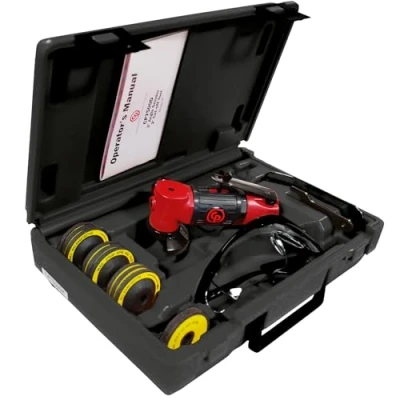 Image of Chicago Pneumatic CP7500D 2 Inch Angle Grinder/Cut Off Tool , Red