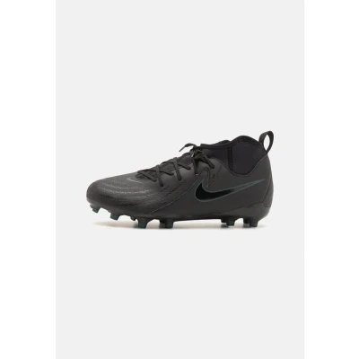 Image of Nike Performance JR Phantom LUNA II ACAD FG/MG Unisex Moulded stud football boots for kids, Size: 13.5K, Black/deep jungle Textile/synthetics