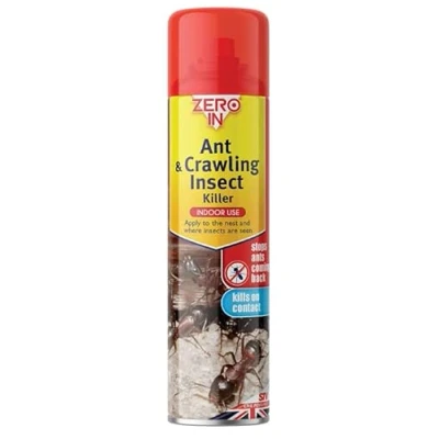 Image of Zero In Ant and Crawling Insect Killer Spray 300 ml with a Thank You Sticker Fast Acting Bug Treatment
