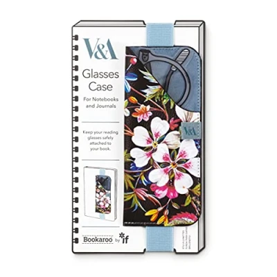Image of IF V &amp; A Bookaroo Glasses Case Kilburn Black Floral, One size