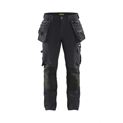 Image of BLÅKLÄDER Craftsman Trousers Full Stretch Men 34R Dark Grey/Black