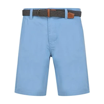 Image of Tokyo Laundry Men&#039;s Gustavo Cotton Twill Chino Shorts with Woven Belt
