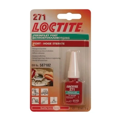 Image of Loctite 2701 Threadlocker (green) 5ml, packaging may vary