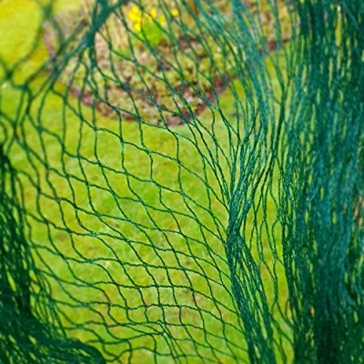 Image of Bird Netting 4m x 10m Heavy Duty Garden Mesh Anti Pigeon Rabbit Plant Protection for Strawberry Soft Fruit Trees Hoop Tunnels Veg Cages UV Resistant, Green