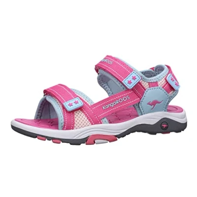 Image of KangaROOS Women&#039;s K Leni Kira Sandal, Blue Sky Daisy Pink, 6.5 UK